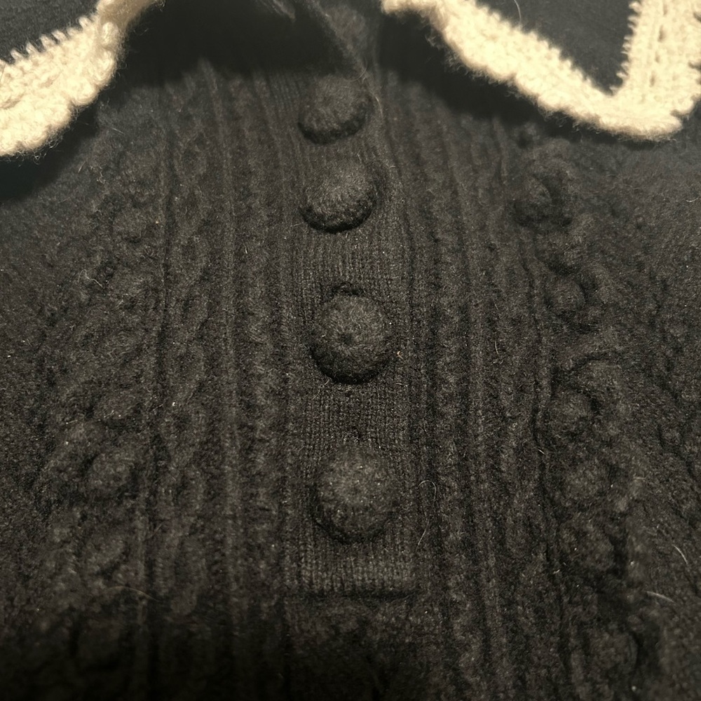 Sézane Frances Sweater - Black - Picture 7 of 7